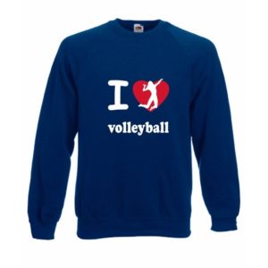 Bluza siatkarska „I love volleyball” – uniwersalna