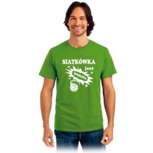 Koszulka siatkarska „Siatkówka jest bombowa” – męska Stedman