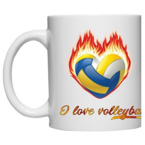 Kubek „I love volleyball”