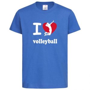 Koszulka siatkarska I love volleyball 2 – dziecięca Stedman