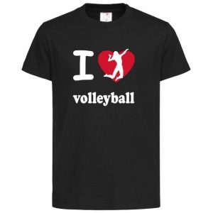 Koszulka siatkarska „I love volleyball” – dziecięca Stedman