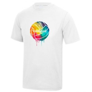 Koszulka siatkarska „Kolorowa piłka” – dziecięca poliestrowa